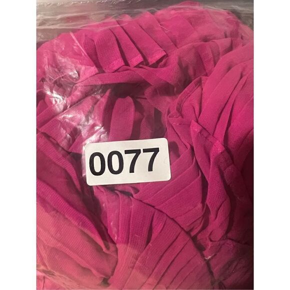 Express Pleated Tiered Cut-Out Pink Dress size S NWT $79 - Picture 7 of 7